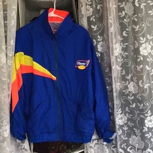 Vintage neon windbreaker!